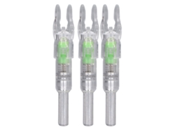 2026-3pcs Picaportes Iluminados Para Flechas 6.2mm Diámetro Interior Automáticos Para Arco Exterior Verde