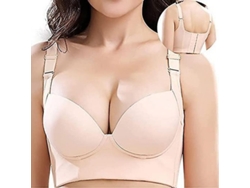 2026-sujetador De Copertura Completa Para Mujer, Push Up Con Diseño De Copa Profunda Y Control De Grasa Dorsal 46e Desnudo