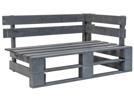 Banco Jardin VIDAXL Gris