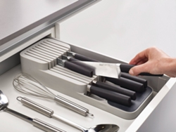 Organizador de Cuchillo de Cocina Joseph Joseph Drawerstore Gris