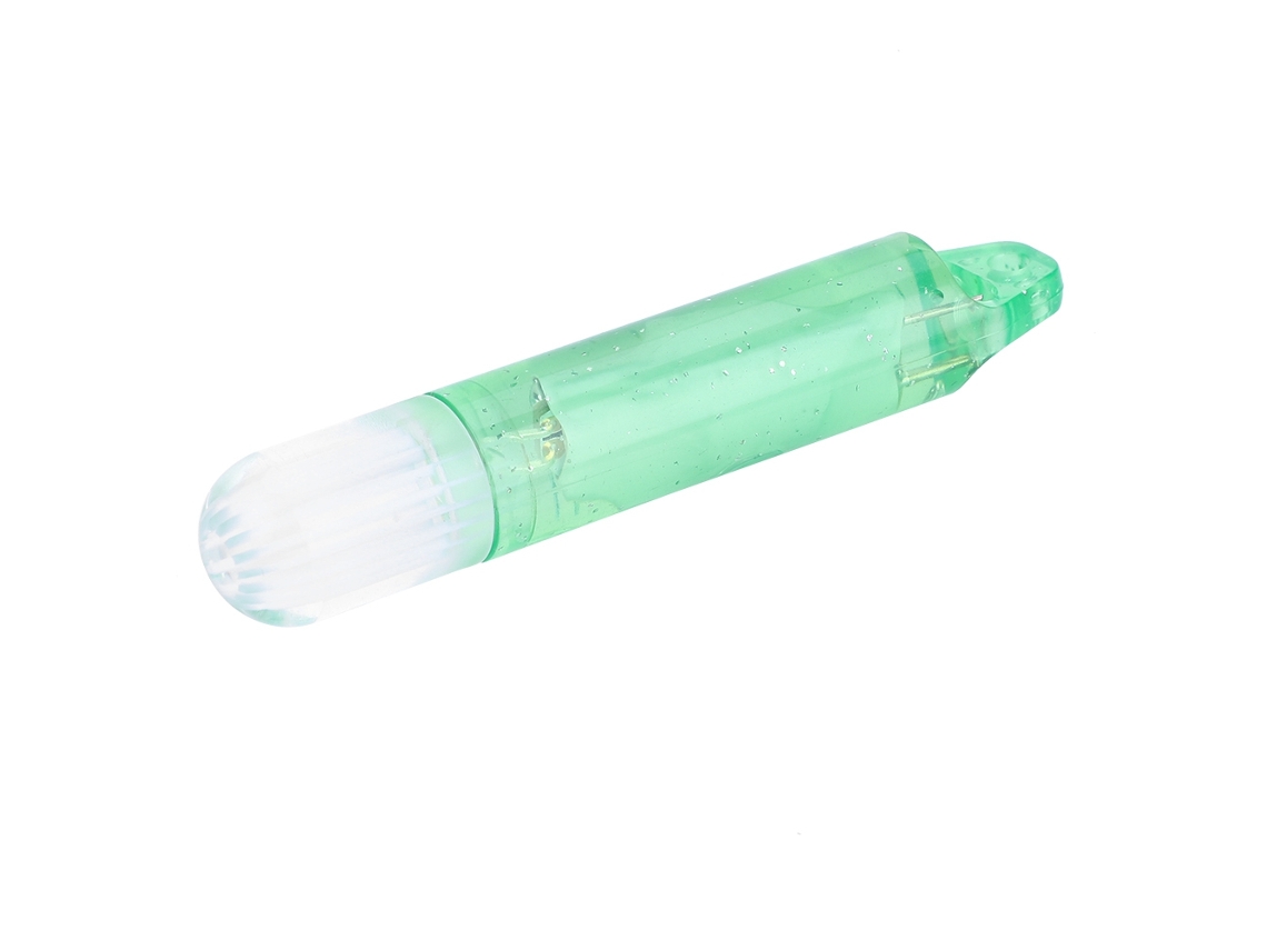 Señuelo De Pesca De Camarón De Agua Dulce Y Salada Lifelike Eléctrico De 8 Cm Con Led (verde)