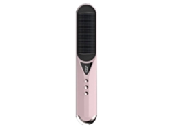 Nuevo Rizador de pelo eléctrico, peine de aire caliente, alisador de pelo, uso doble para el hogar, alisador de iones negativos, color rosa, YEMAESRE