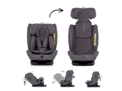 Silla De Coche Techno Igrow I-size 40-150 Cm Isofix 360° De Chipolino - Charcoal