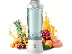 Una Batidora Personal Compacta, Ideal Para Preparar Batidos Y Smoothies, Que Cuenta Con Un Sistema De 6 Cuchillas Y Un Recipiente Desmontabl