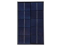 Cargador De Panel Solar De 2w 5v De Alta Eficiencia, Resistente Al Agua Y A Los Rayos Uv Para Ventiladores Led Y Teléfonos Móviles.