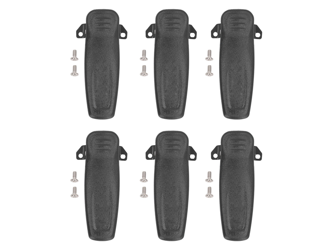 6 Clips De Repuesto Para Cinturón Para Hyt Tc-610 Tc-500s Tc-508 Tc-700 Tc-780