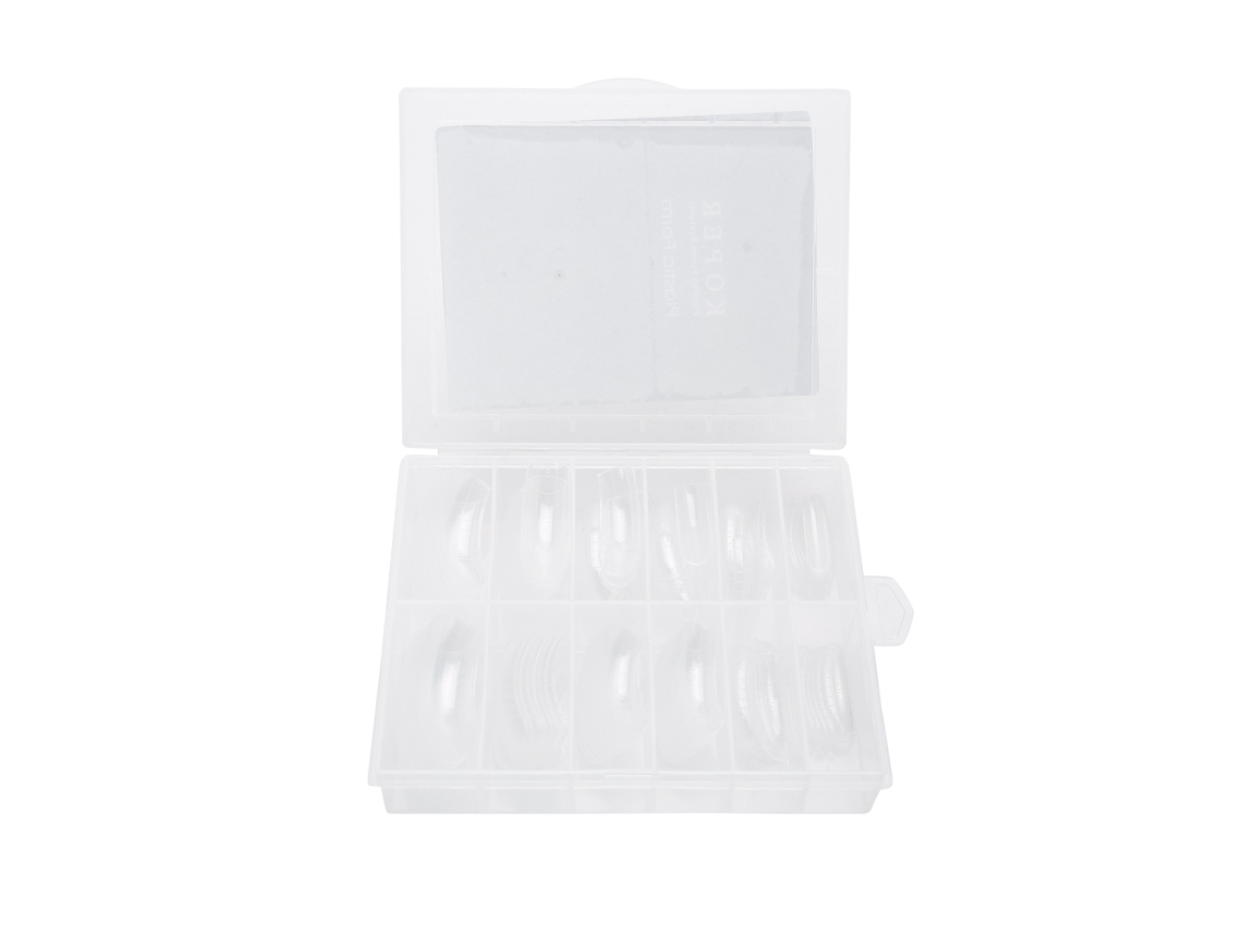 120 uñas postizas transparentes de cobertura total, puntas de extensión de uñas artísticas, caja de 3