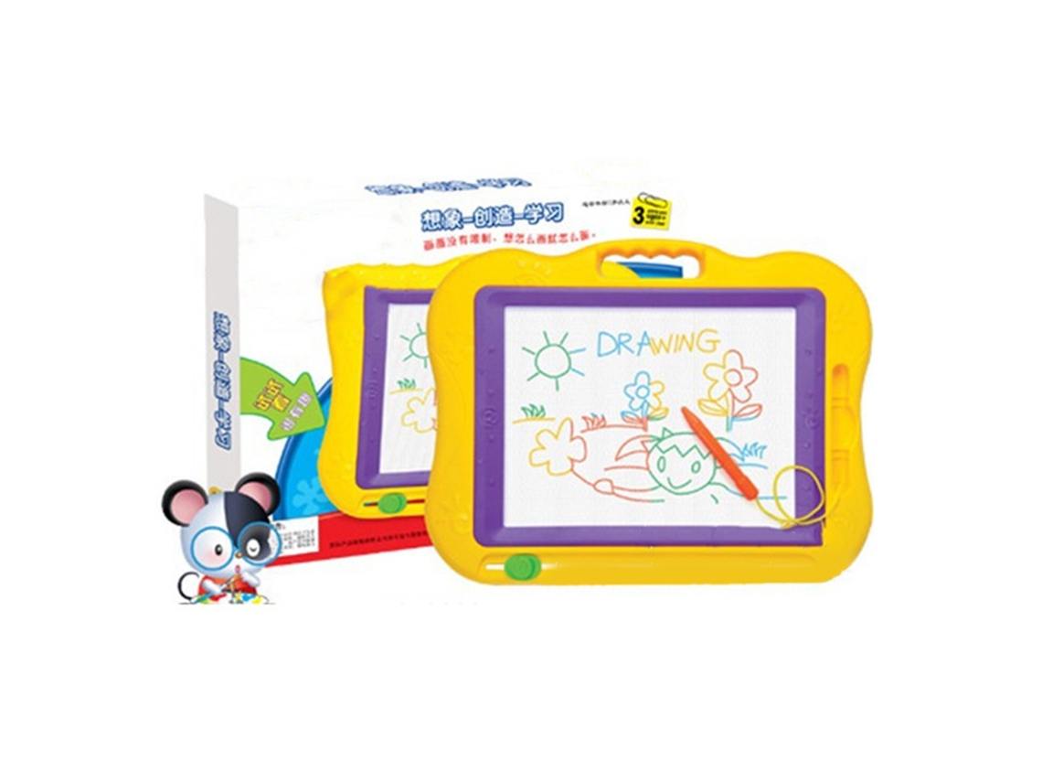 Bj-quadro De Desenho Magnético Grande Para Crianças, Pizarra Para Doodle E Pintura Reciclável Colorida Para Bebês E Crianças Pequenas