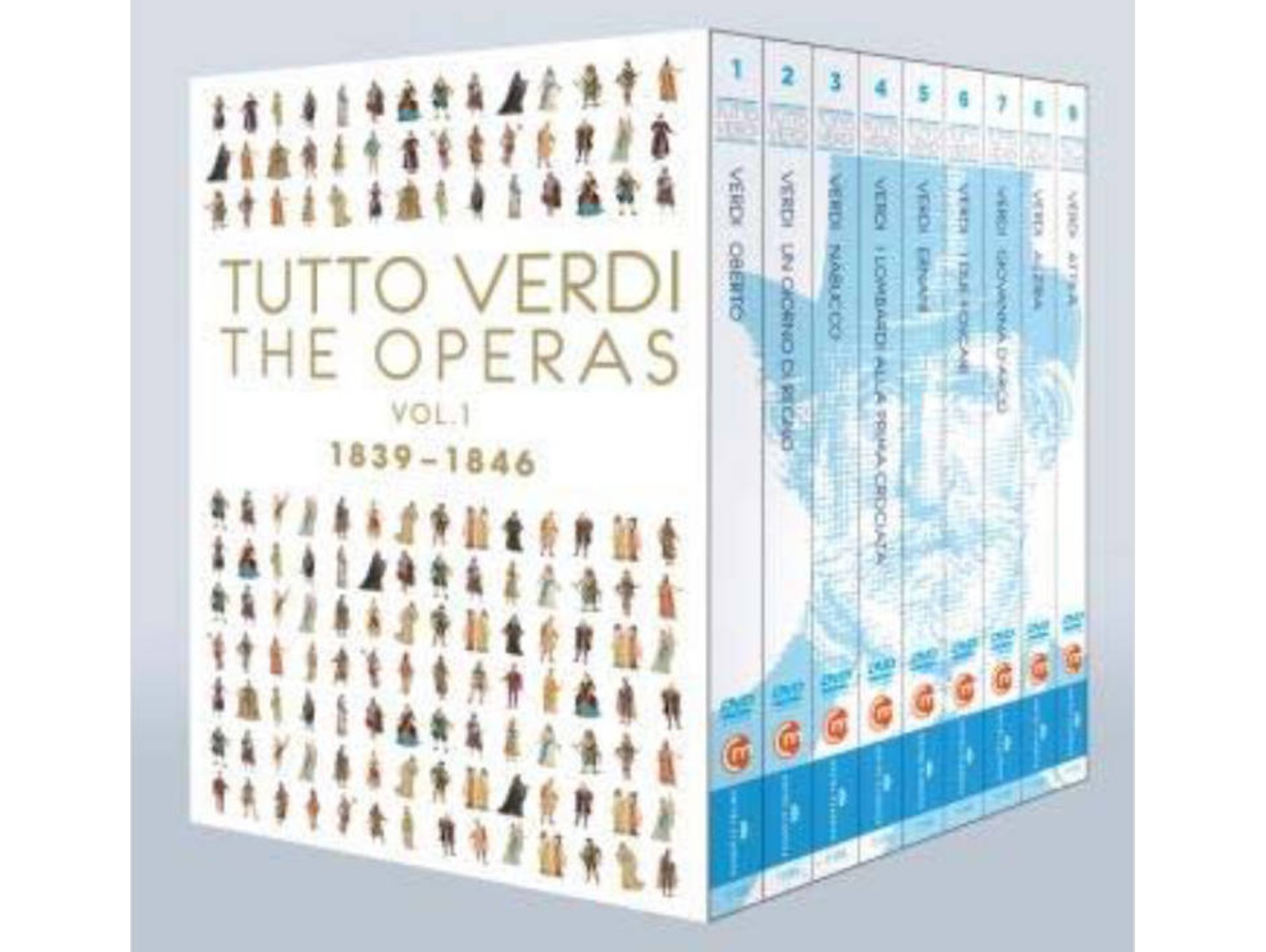 Blu-ray Video Various - Tutto Verdi Operas Vol.1 (9 CDs)