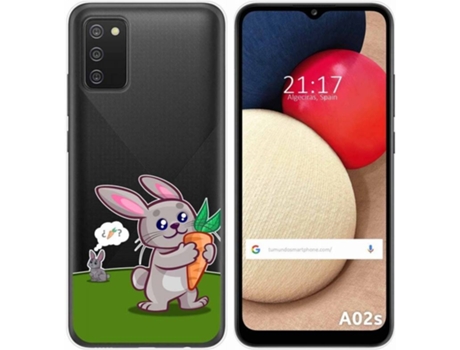Carcasa Samsung Galaxy A02s TUMUNDOSMARTPHONE Conejo Multicolor