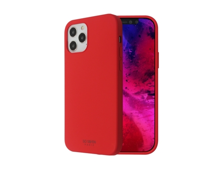 Funda para iPhone 12/12 Pro SO SEVEN Rojo