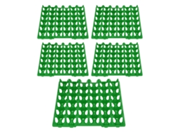 5 Bandejas De Plástico Para Huevos Con 30 Compartimentos Apilables Para Almacenamiento, Transporte, Hogar Y Granja.
