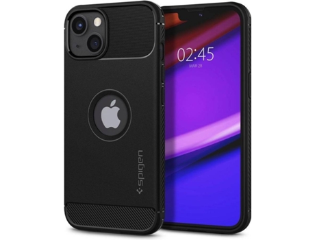 Carcasa Apple SPIGEN iPhone 13 Matte Rígida 65 Negro