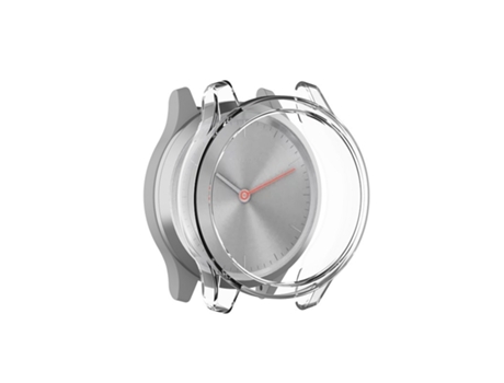 Funda protectora de TPU Garmin Vivomove Luxe & Style (blanco transparente)