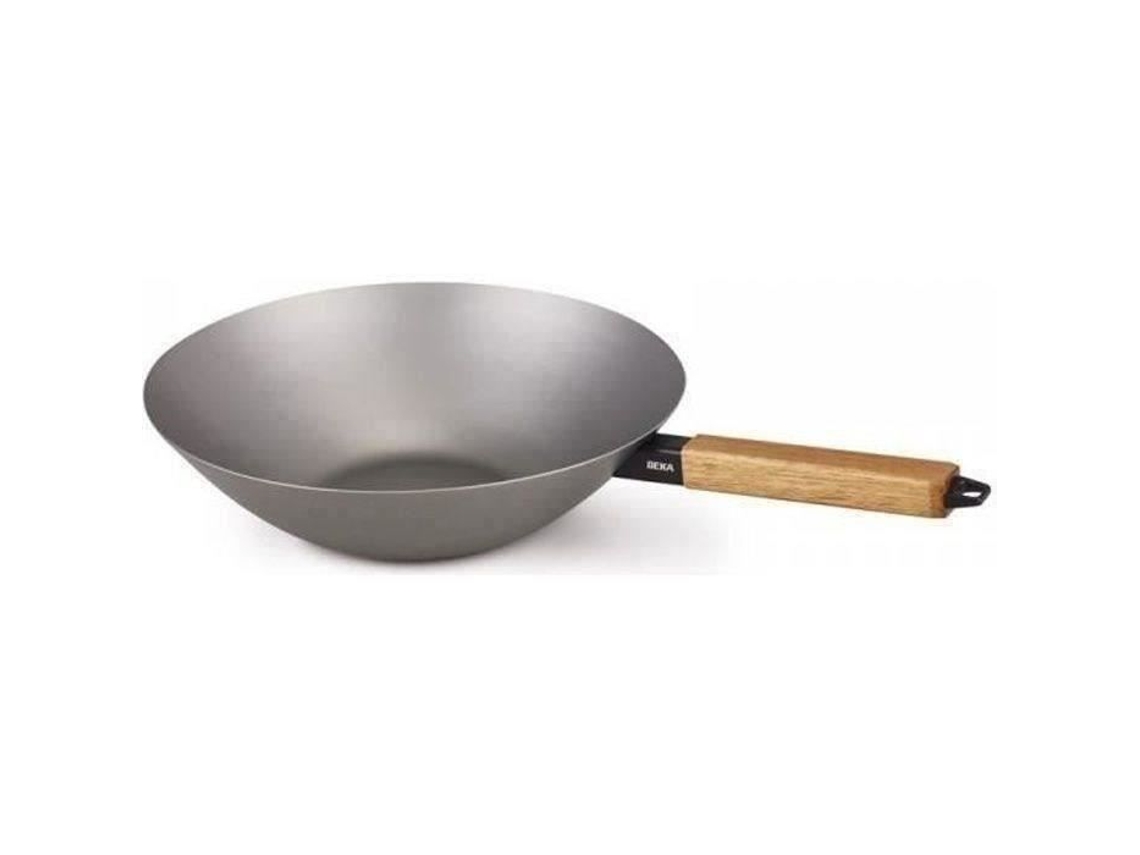 Sartén wok de acero al carbono Beka Nomad de 20 cm
