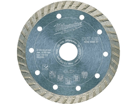 Disco de Diamante MILWAUKEE Dut 125