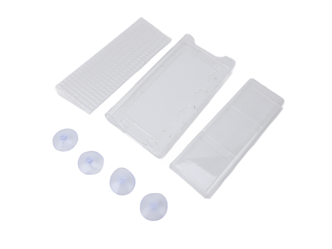 Comedero Para Pájaros Transparente Con Ventosas Resistentes Para Jardín Y Patio.