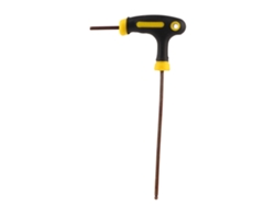 Llave Allen en forma de T con cabeza redonda y mango largo.