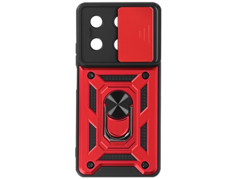 Funda AVIZAR Xiaomi Redmi Note 13 5G/Poco X6 para cámara soporte vídeo Rojo