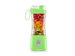Licuadora doméstica con capacidad para múltiples tazas y carga por USB. Mdug (verde claro)