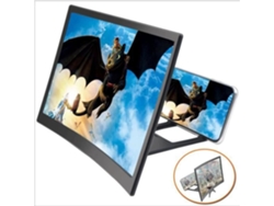 Ampliador de Pantalla Curva Hd Ampliador Vídeos YWEI Tecido Negro