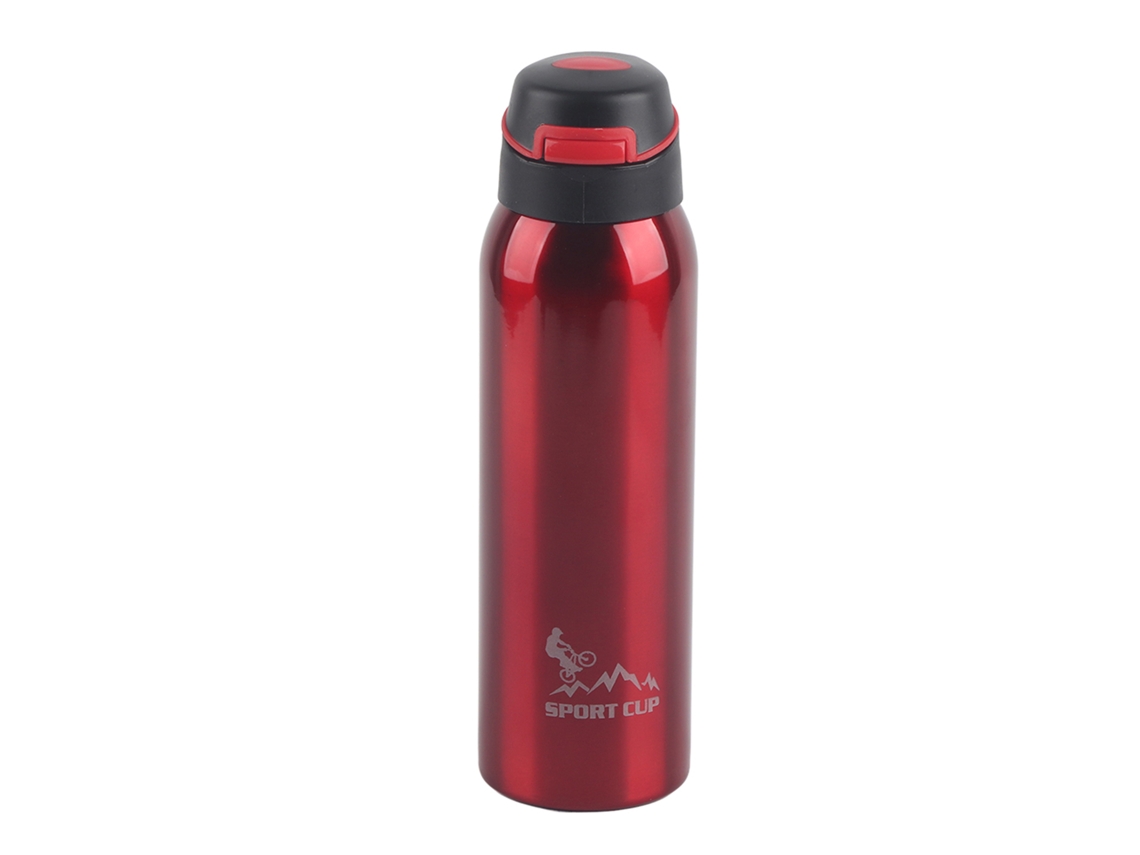 Mejore su experiencia de bebida con nuestra botella de agua Thermosteel, vaso rojo de acero inoxidable con aislamiento al vacío para bebidas frías y calientes.