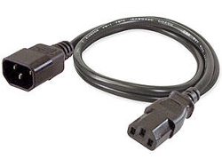 Cable de Alimentación CISCO (C13 - C14 - 2 m - Negro)