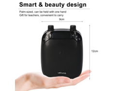 Amplificador De Voz M-88 Con Micrófono Con Cable Recargable, Compatible Con Aux, Tarjeta Tf, Unidad Flash Usb, Reproductor De Música Para Enseñanza Y Guías Turísticos.