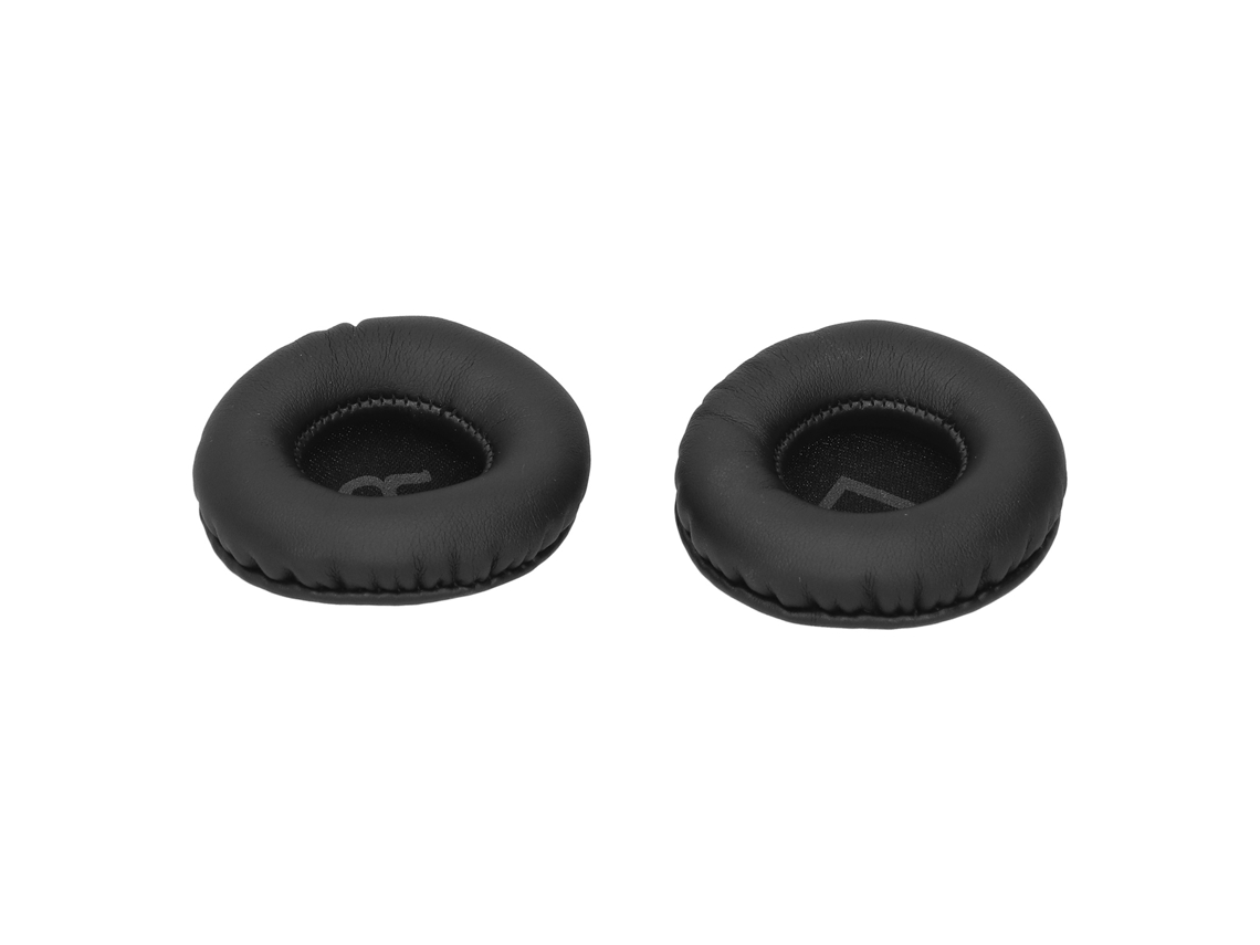 Cuscas De Ouvido Redondas 65mm Fyz‑202 Para Fones De Ouvido Universal Com Sinal L R Preto