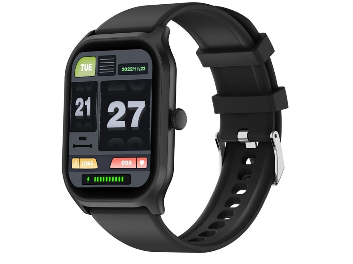 Reloj inteligente con pantalla HD grande, clasificación de impermeabilidad IP67, monitorización de frecuencia cardíaca, oxígeno en sangre y presión arterial, D Yunzii