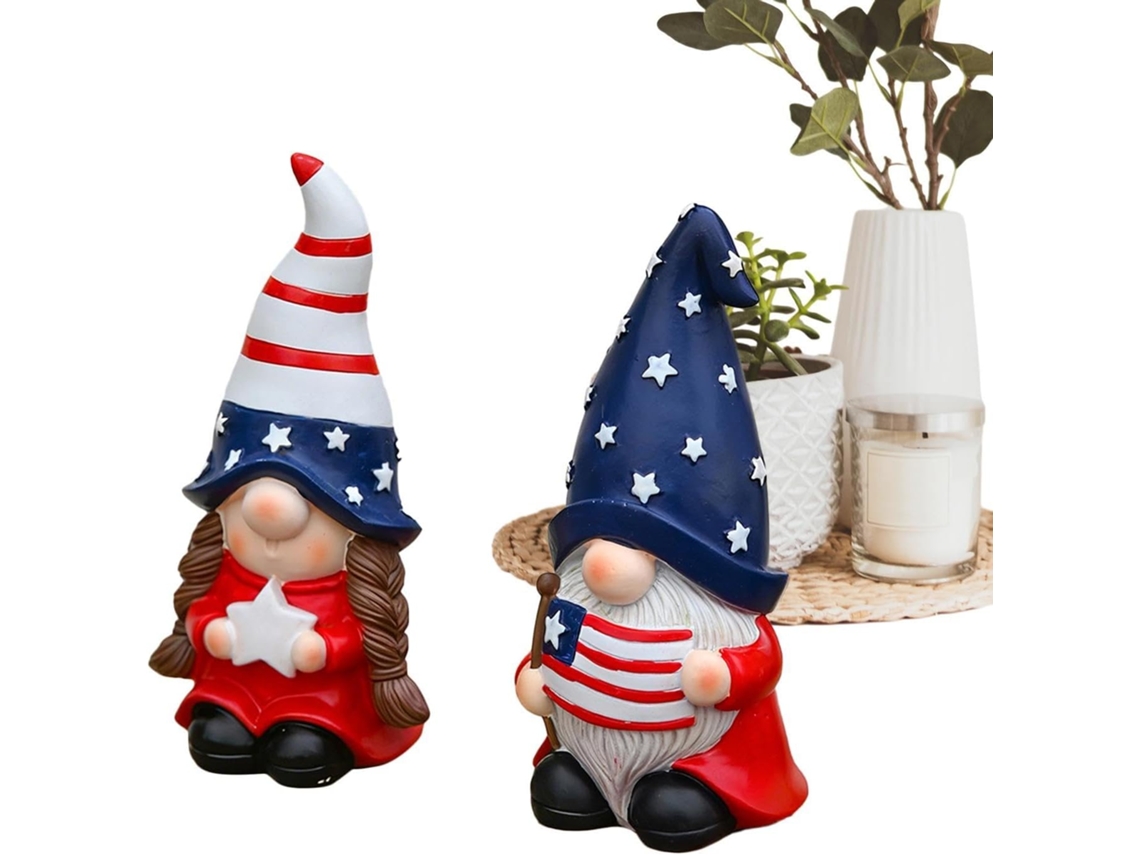 Arquitectura Decorativa Festiva – Gnomos Patrióticos – Gnomos Navideños, Diseño De Decoración Patriótica, Sistema De