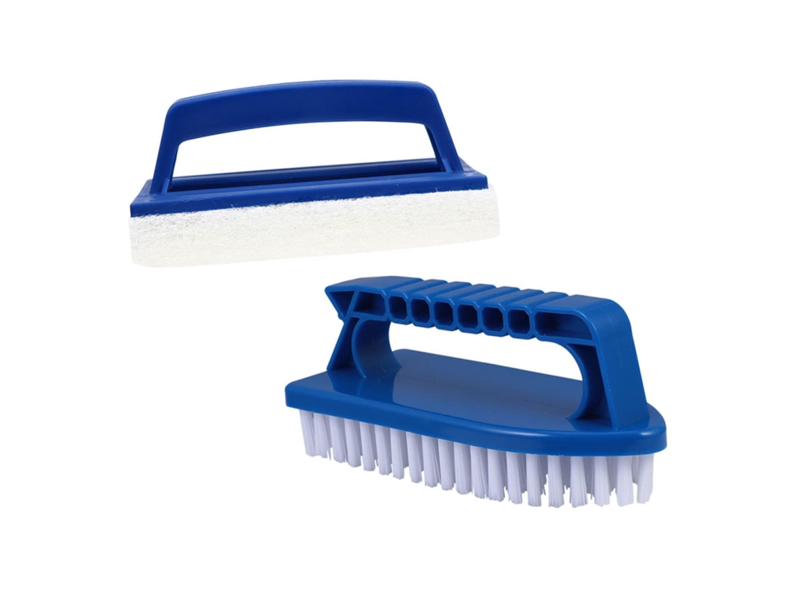 Juego De 2 Cepillos Para Piscina, Material Plástico, Limpieza Eficaz Para Azulejos De Piscinas Exteriores.