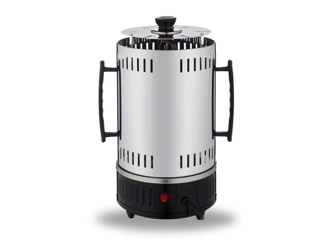 Barbacoa Vertical CHEF-O-MATIC 1000W 6 Pinchos Rotación Automática 360º Fácil de Limpiar Pinchos Kebab Pollo o Cerdo Chef - O - Matic