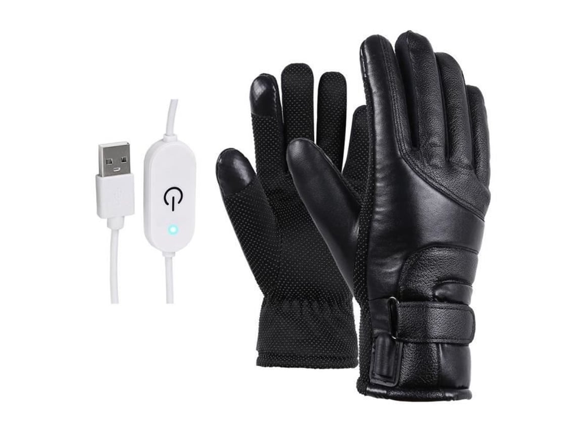 Guantes De Ciclismo Cortavientos Con Pantalla Táctil Y Calefacción Ajustable Para Hombre Y Mujer*