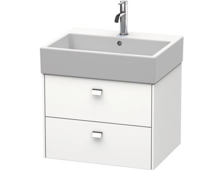 Mueble bajo encimera DURAVIT Brioso 58,4 x 45,9 cm 2 cajones con sifón y delantal para lavabo Vero Air 235060