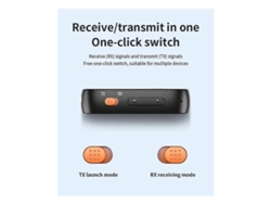 Transmisor y receptor de audio Bluetooth 5.3 2 en 1, adaptador de audio auxiliar inalámbrico de 3,5 mm, transmisor Bluetooth Rosewell