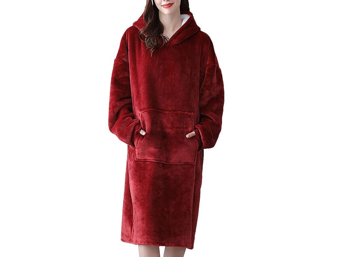 Sudadera Con Capucha De Forro Polar Para Mujer Mystdiy - Versión Ampliada, Cómoda Y Acogedora Con Práctico Bolsillo.