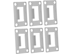 Cerraduras Puerta 6piezas Placas Refuerzo Inoxidable Placas