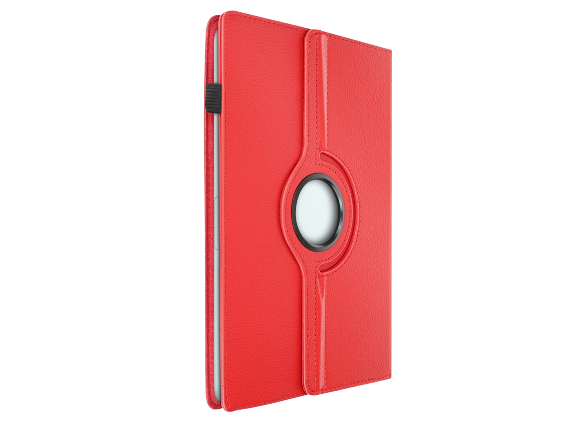 Funda Universal Tablet 12 Funda Giratoria 360° Rojo Avizar