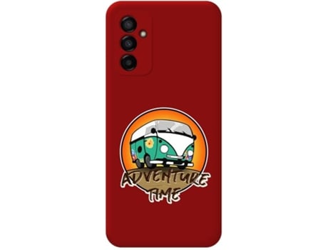 Carcasa para Samsung Galaxy M23 5G TUMUNDOSMARTPHONE Silicona Líquida Dibujos Rojo