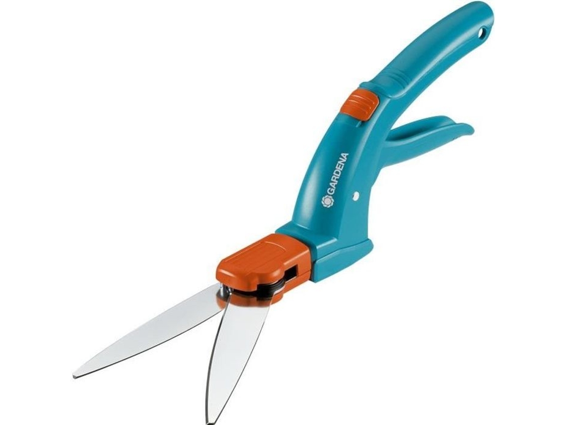 Tijeras Para Césped Con Hojas Onduladas, Mango Ergonómico, Almohadilla Guía 360, 25 Años De Garantía GARDENA