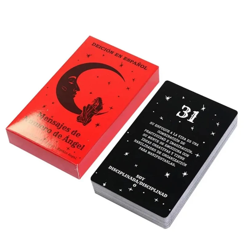 Últimas Lecturas De Tarot De Numerología Angelical, Cartas Oráculo, 44 Cartas Del Tarot Del Destino