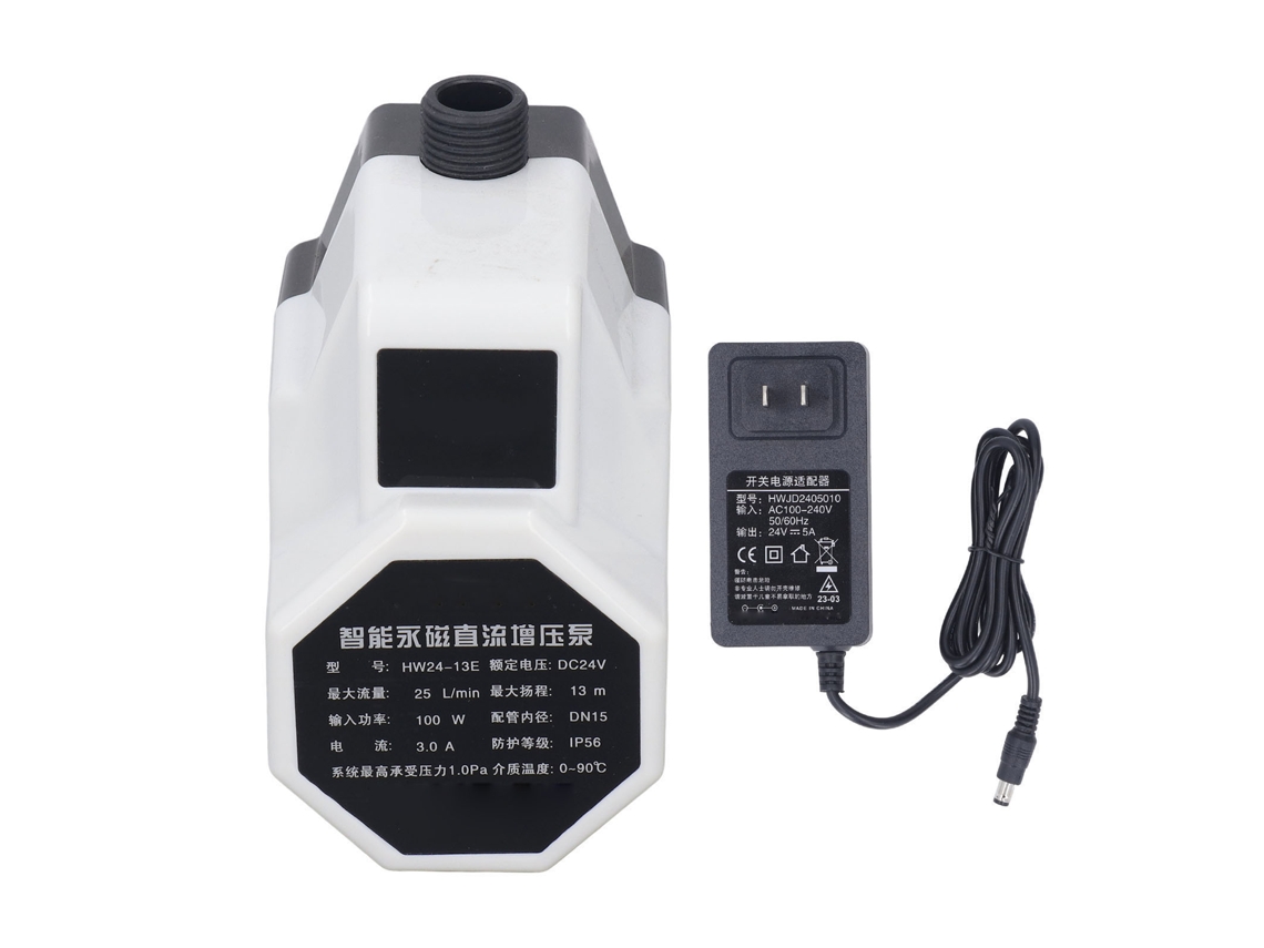 2026velora-bomba De Impulso Ip56 Impermeable 100w 13m Cabeza De Descarga 24v Para Hogar Enchufe Us 100‑240v