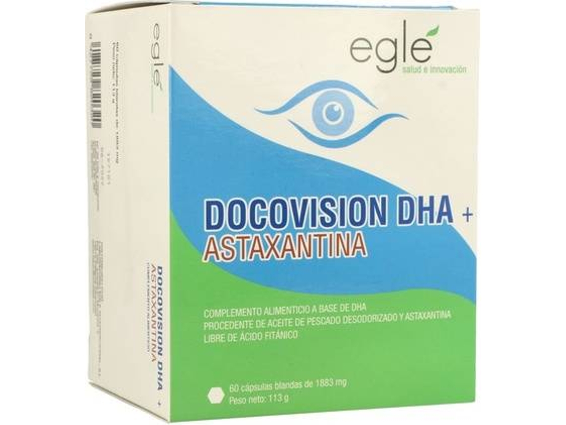 Complemento Alimentar EGLE Docovision Astaxantina (60 cápsulas)