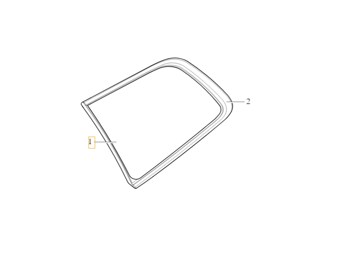 Ventana trasera izquierda Volvo XC60 II 32244125 32314883