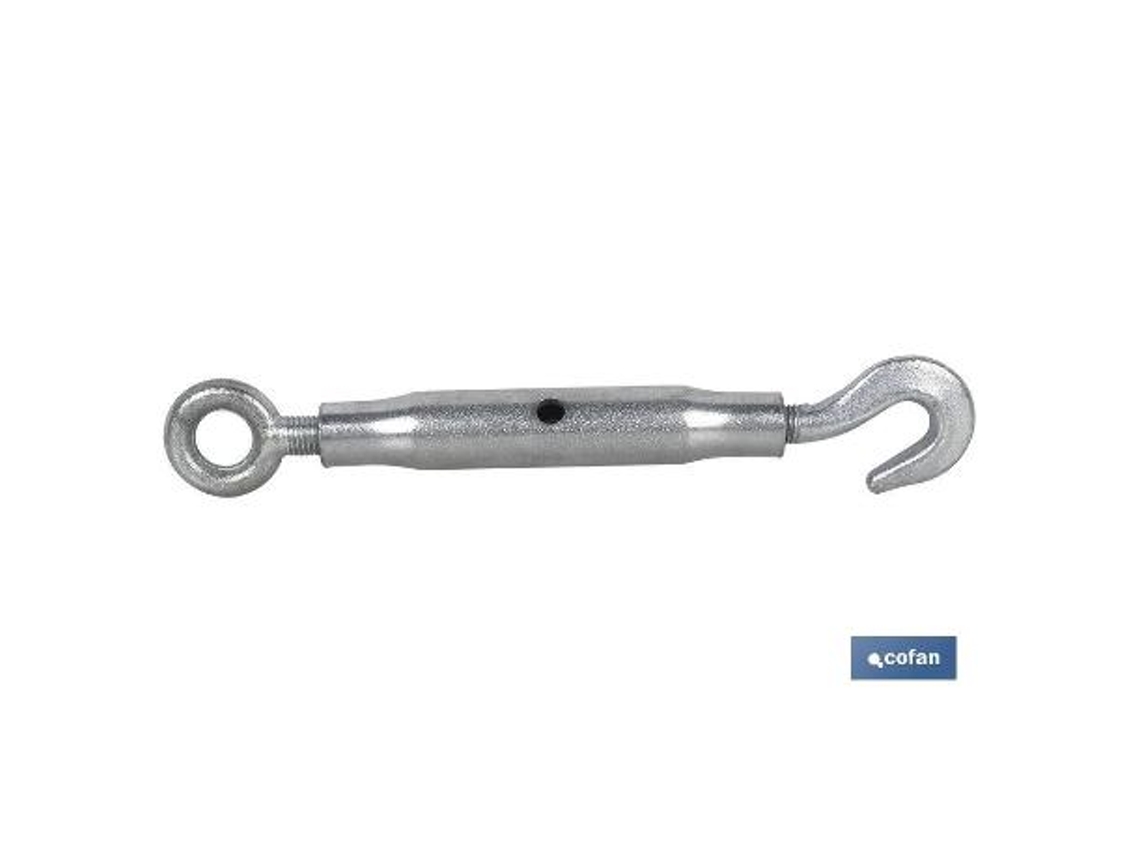 Tensor tubular gancho-anilla m-8   caja 10 unid.
