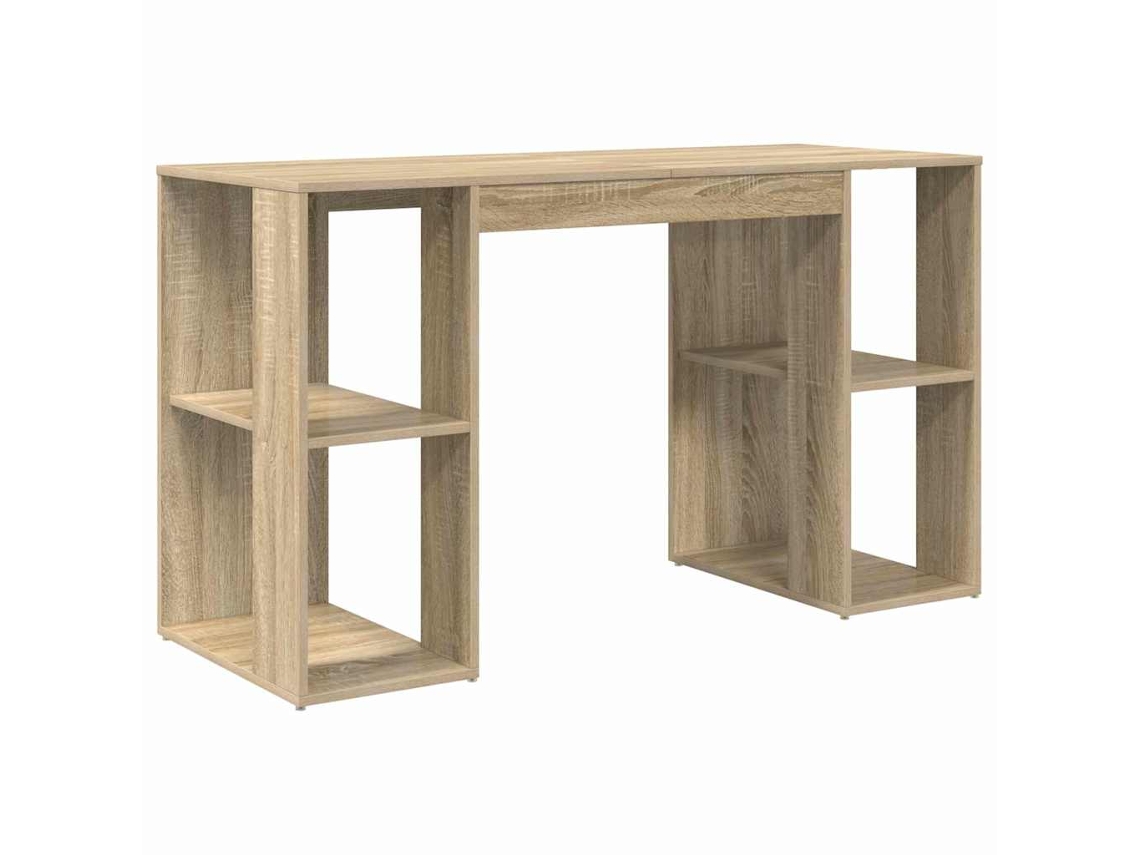 Maison Exclusive - Escritorio Roble Sonoma 130 X 50.5 X 75 Cm Madera De Ingeniería