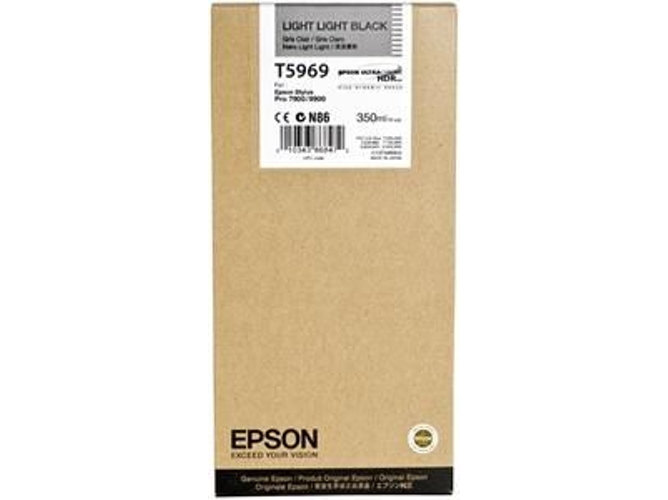 Cartucho de tinta original EPSON T5969 Gris claro