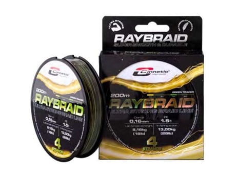Trançado Raybraid 4 270 M Dourado 0.250 Mmcinnetic