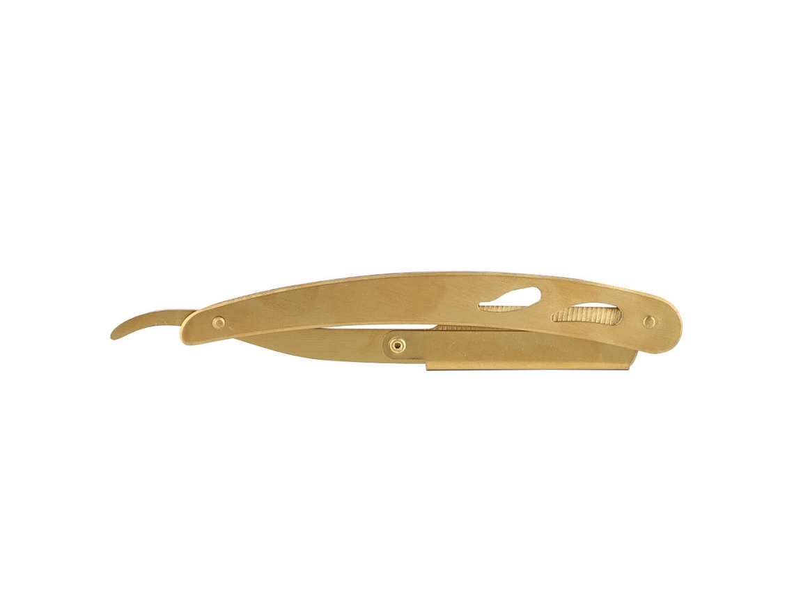 Navaja de afeitar clásica recta plegable para hombre, modelo 2026, estilo vintage.